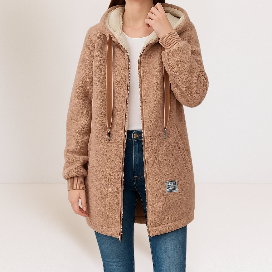 Zosia - Cozy Hooded Fleece Jacket