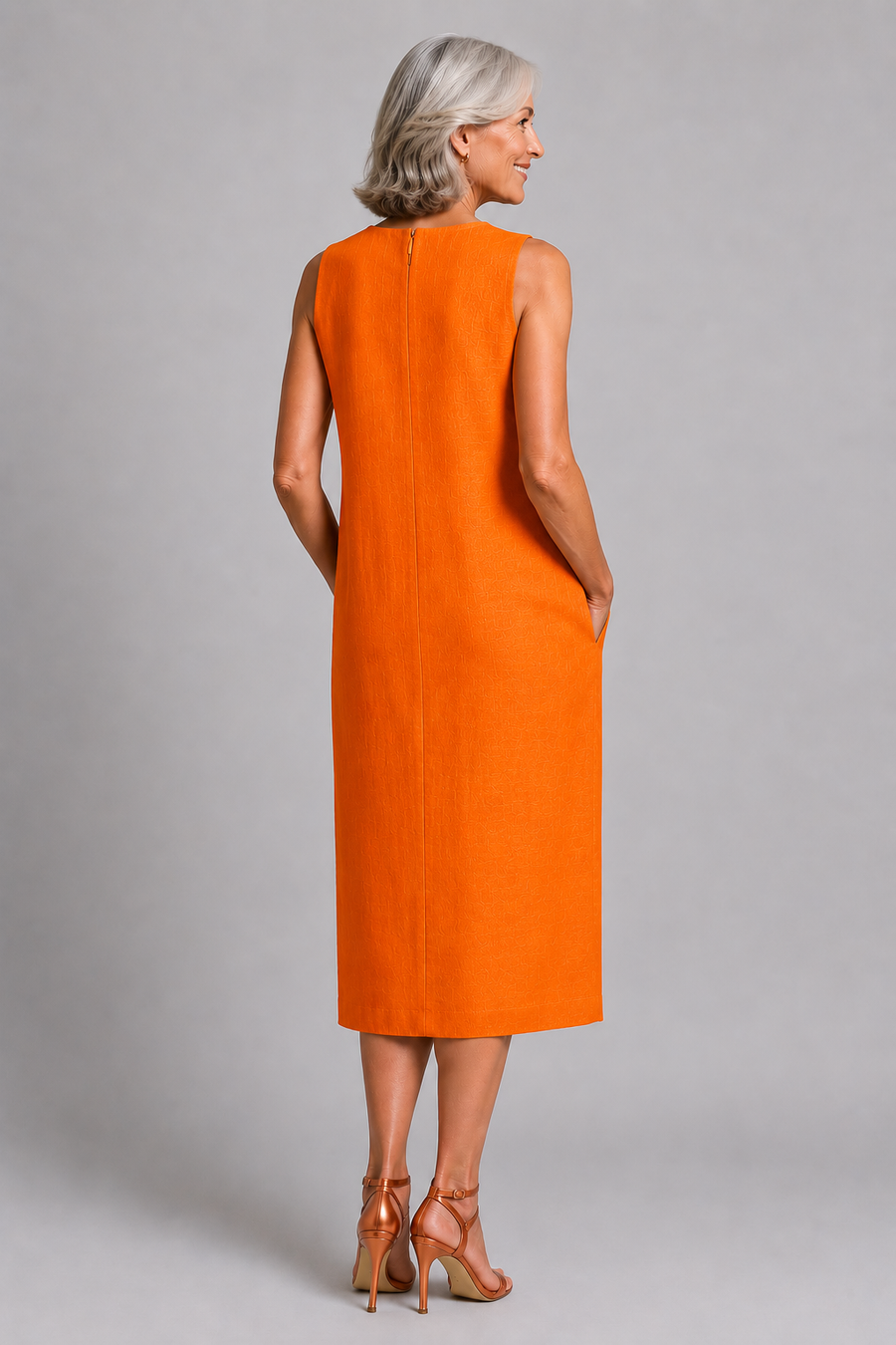 Maureen™ Midi Dress with pockets