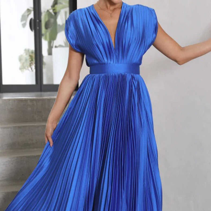 Stella & Grace™ | Timeless Pleated Midi Dress