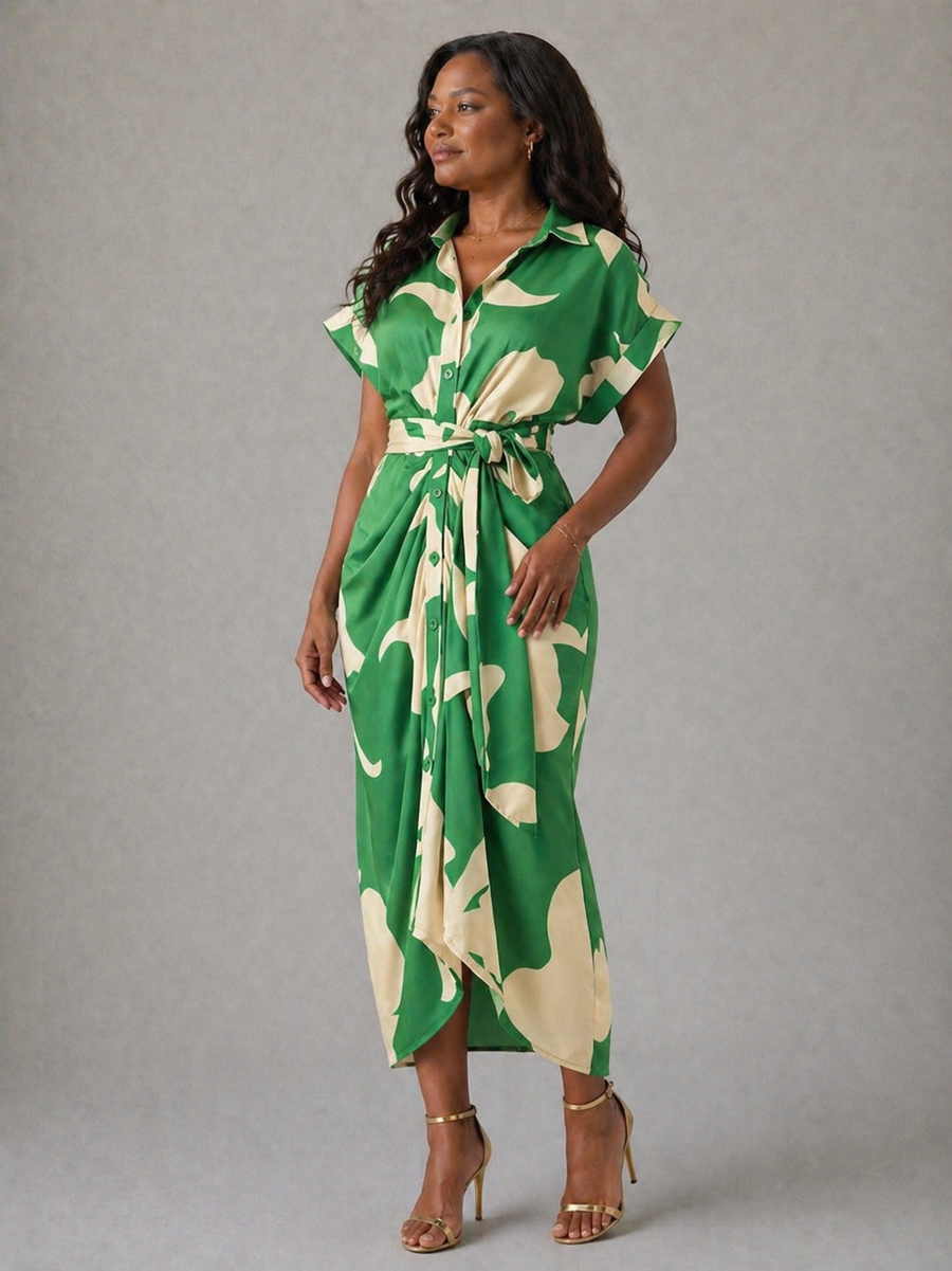 Stella & Grace™| Elegant Casual Dress