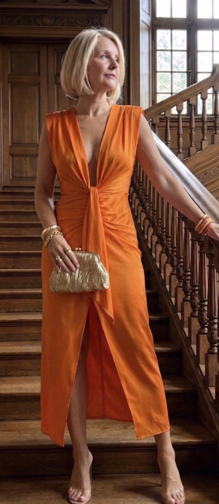 Stella & Grace™ | Elegant Pleated Dress