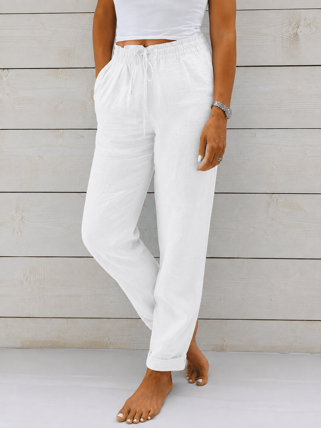 Isabella™ | Lightweight Linen Blend Pants