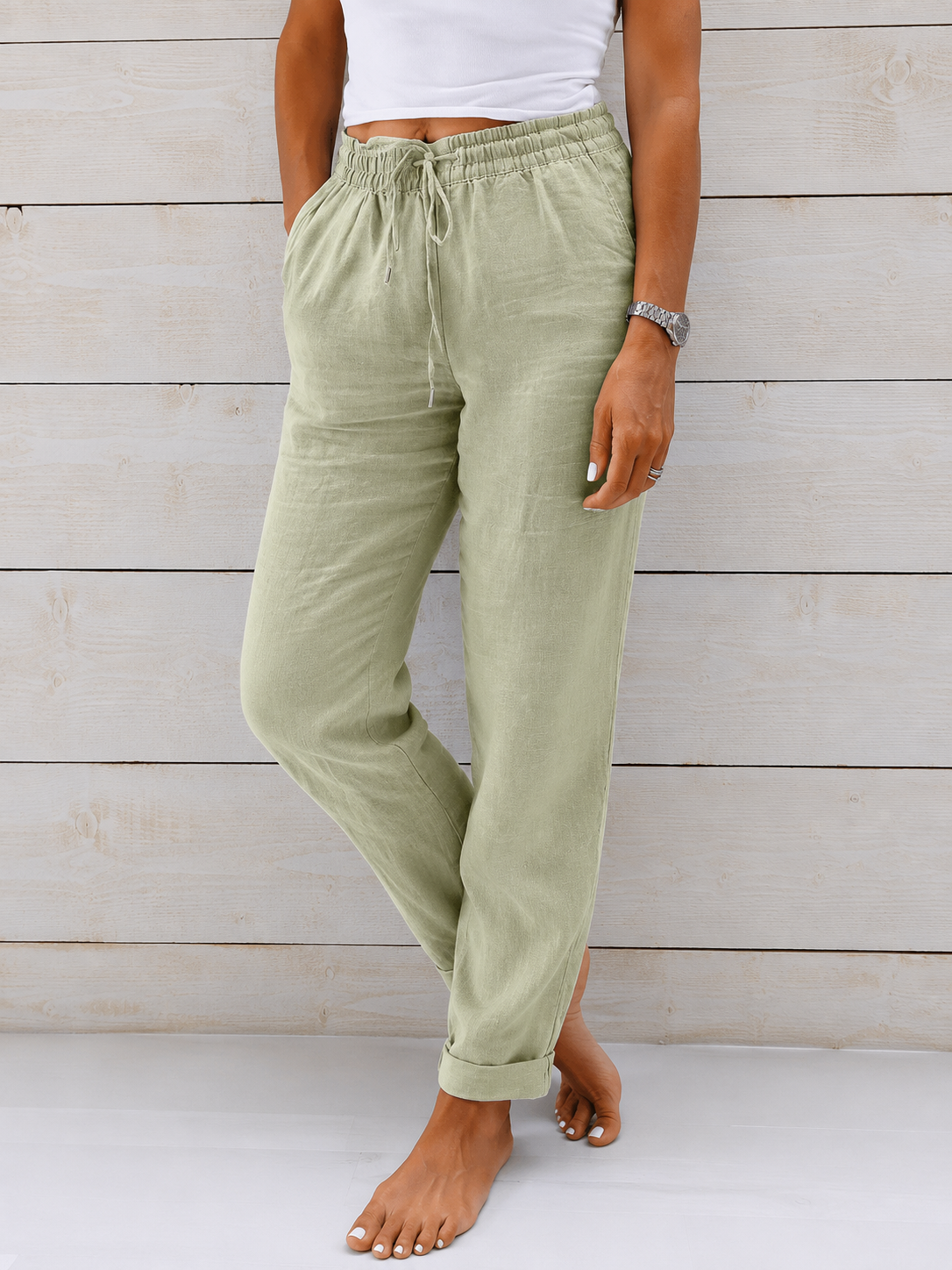 Isabella™ | Lightweight Linen Blend Pants