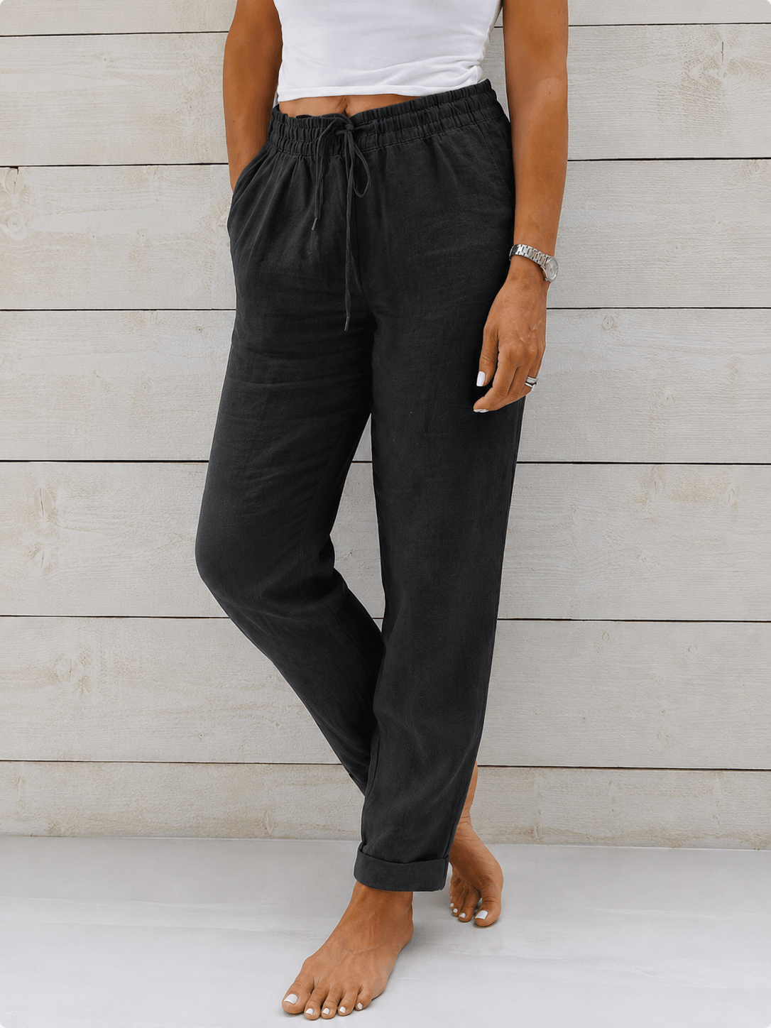 Isabella™ | Lightweight Linen Blend Pants