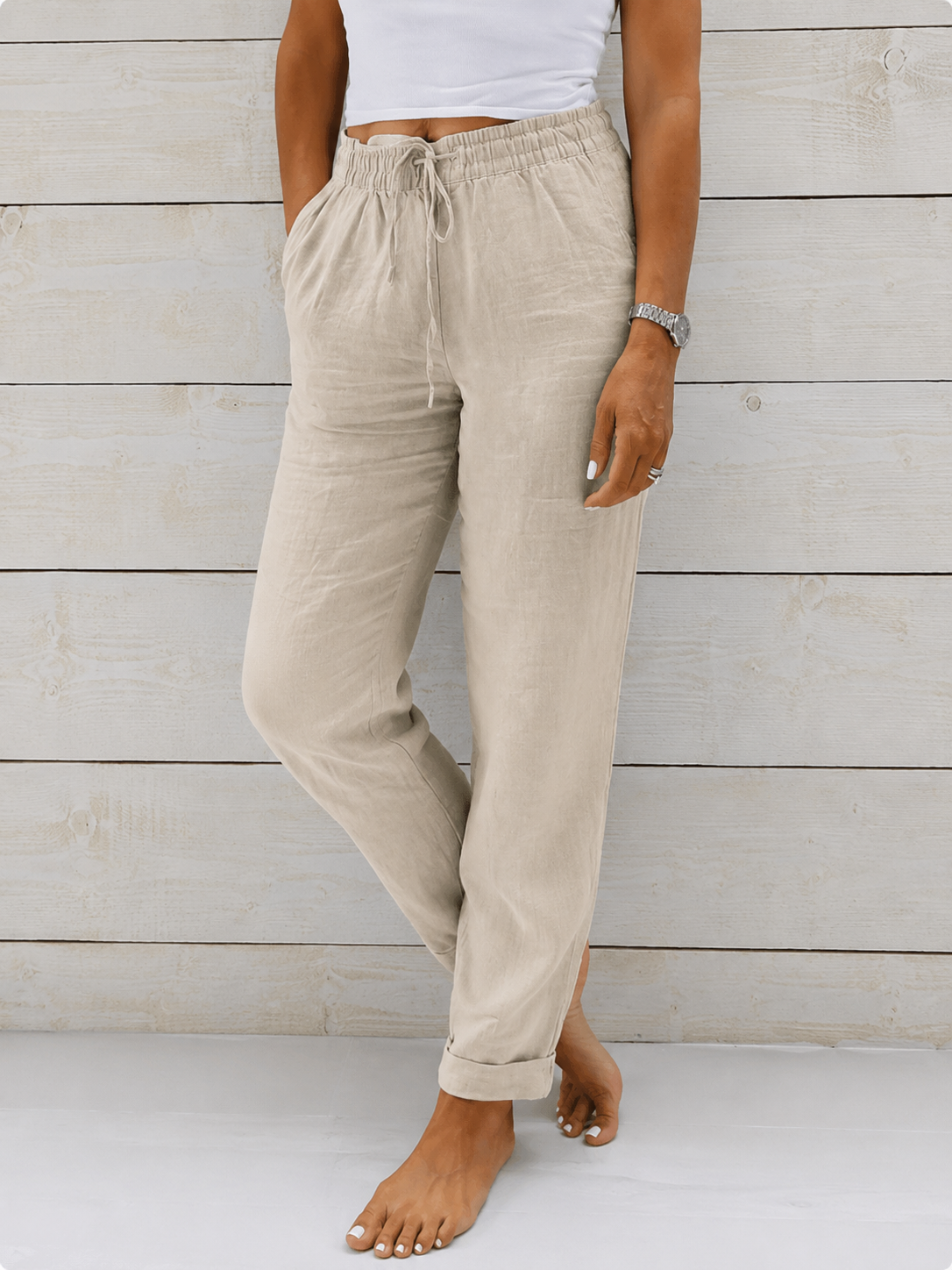 Isabella™ | Lightweight Linen Blend Pants