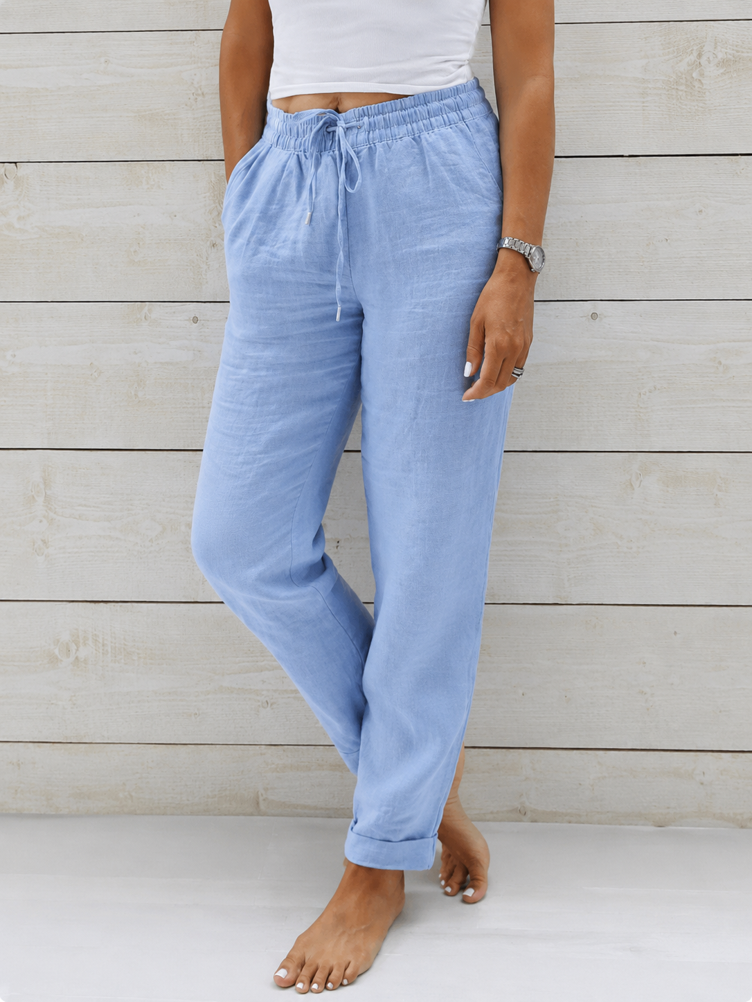 Isabella™ | Lightweight Linen Blend Pants