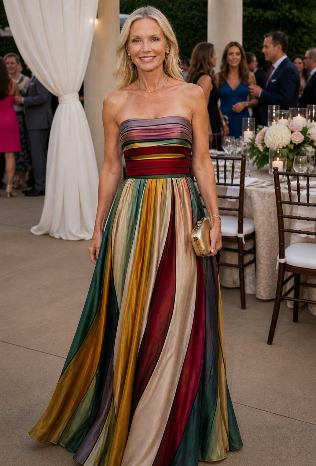 Stella & Grace™ | Effortless Strapless A-Line Dress
