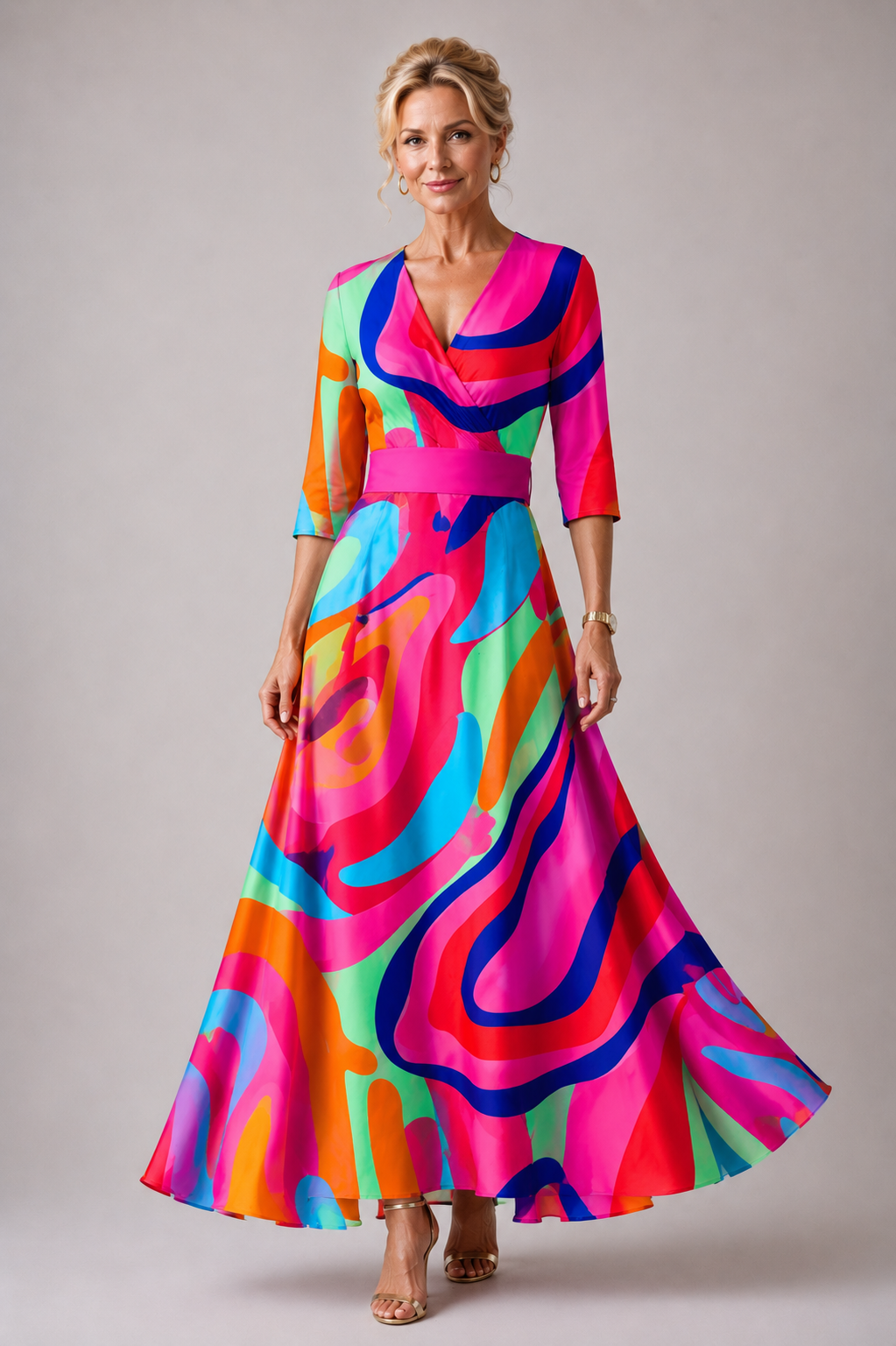 Stella & Grace™ | Comfortable dress for every day with V-neck