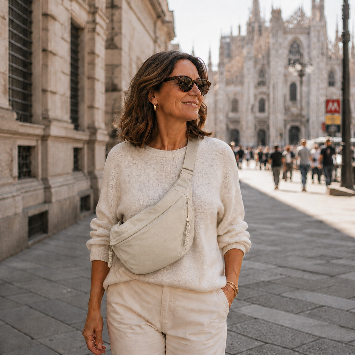 Arabella | Beige Shoulder Bag
