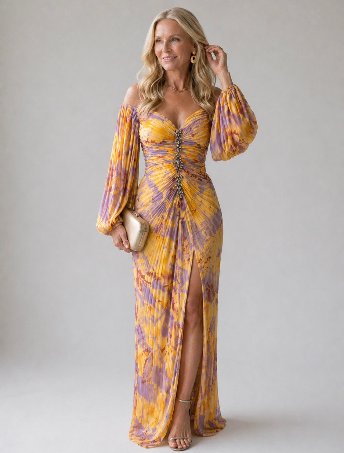 Stella & Grace™ | Elegant Dress with V-Neck