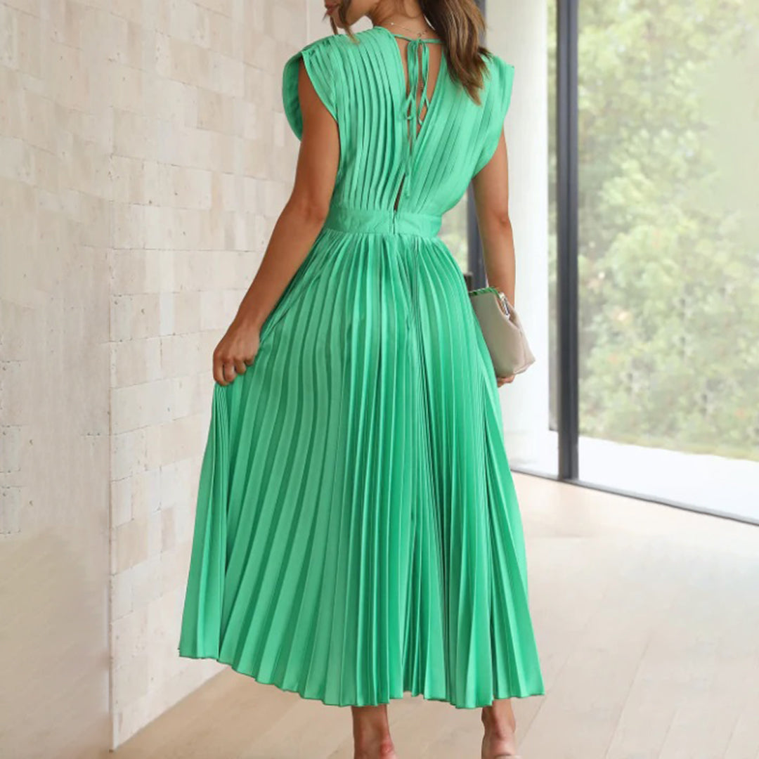 Stella & Grace™ | Timeless Pleated Midi Dress