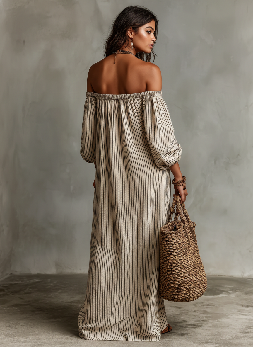 Carmen | Off-the-Shoulder Maxi Dress