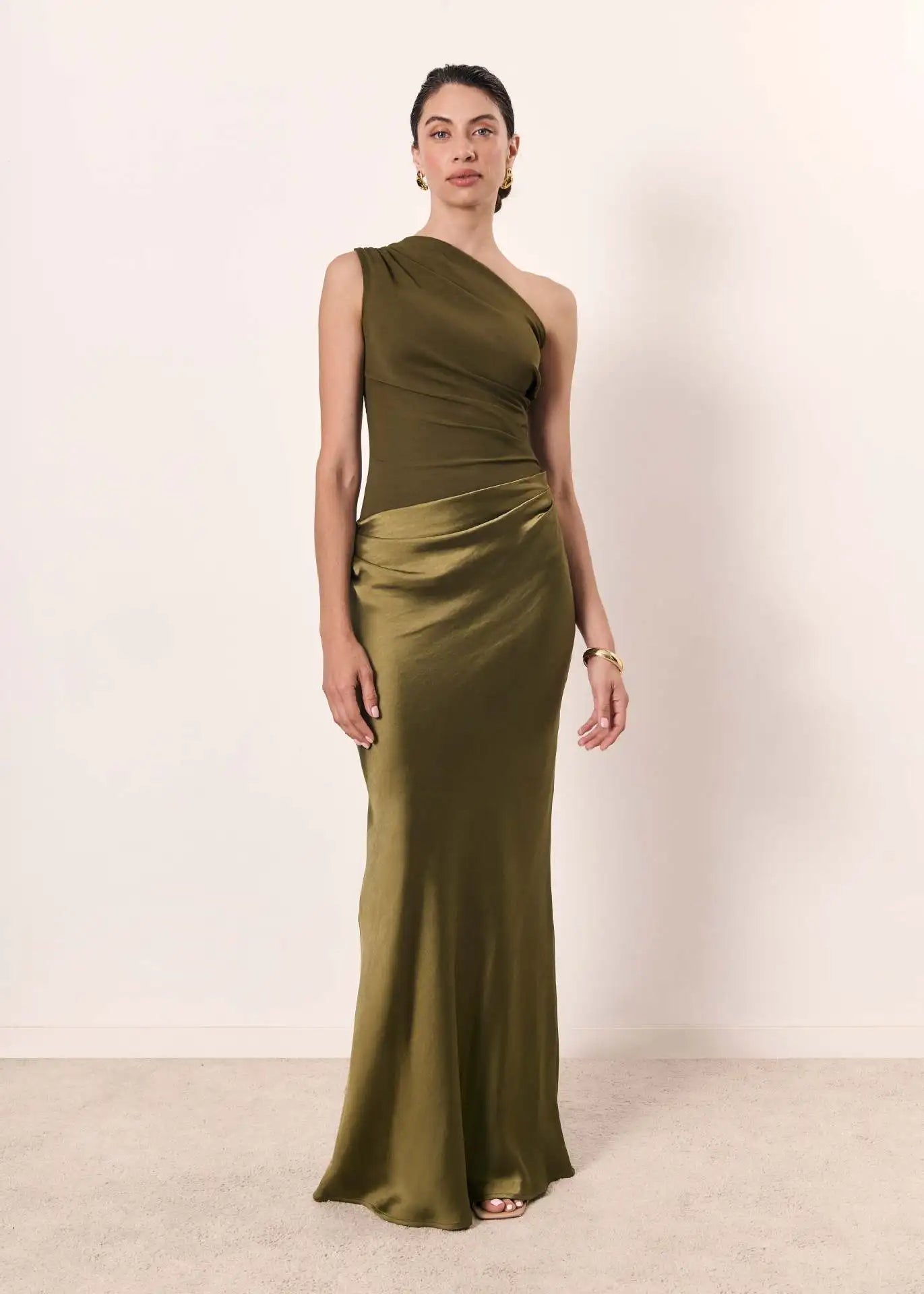 Stella & Grace™ | Maxi Dress with a Guilt in Satin