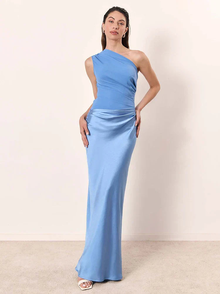 Stella & Grace™ | Maxi Dress with a Guilt in Satin