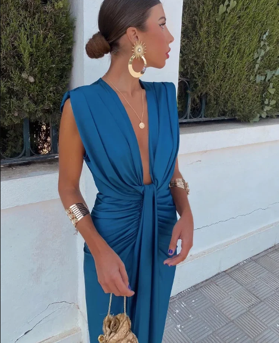 Stella & Grace™ | Elegant Pleated Dress