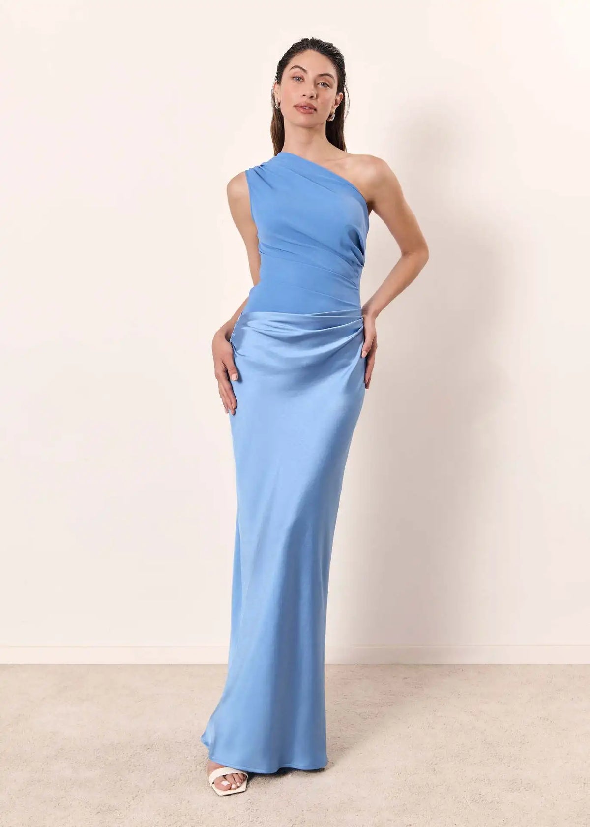 Stella & Grace™ | Maxi Dress with a Guilt in Satin