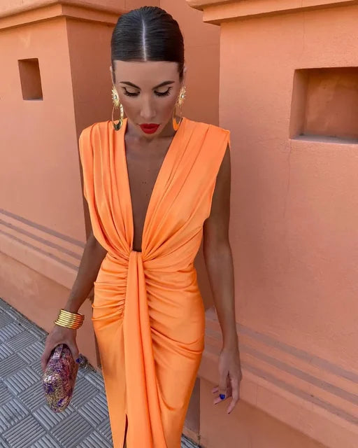 Stella & Grace™ | Elegant Pleated Dress