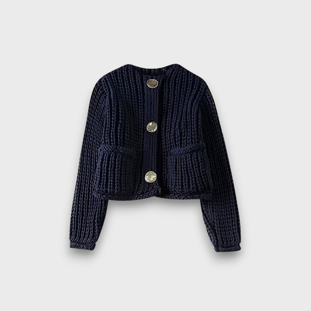 Moretta – Short Cardigan in Chunky Knit