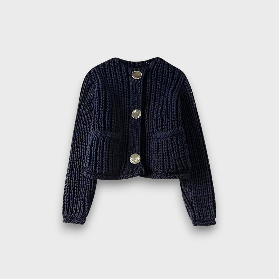 Moretta – Short Cardigan in Chunky Knit