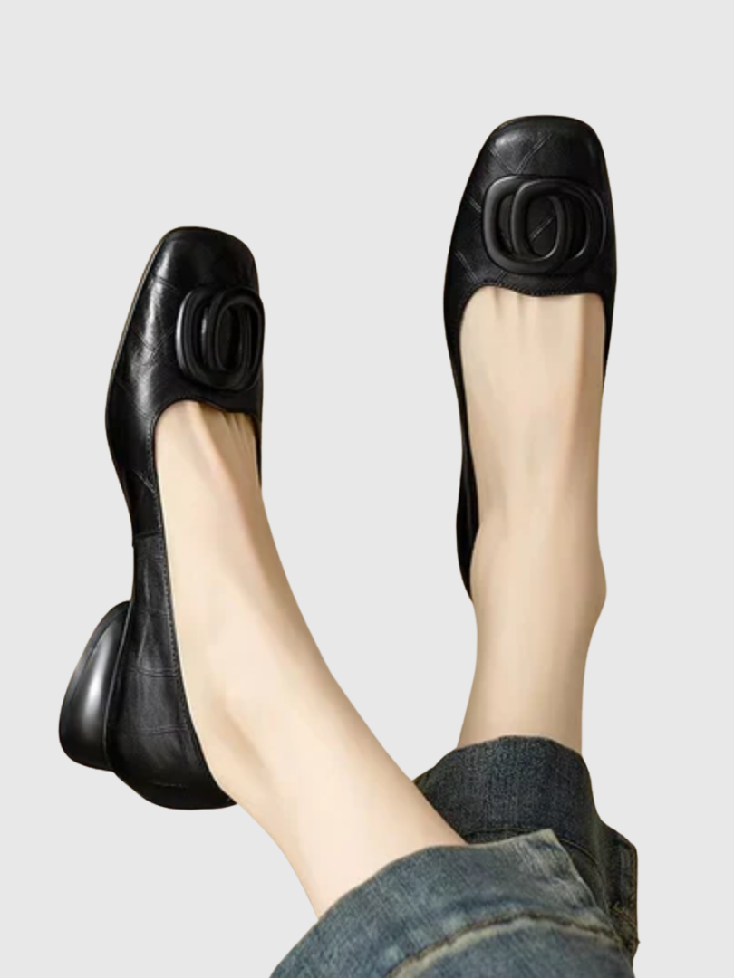 OPIUM | Leather Ballet Flats