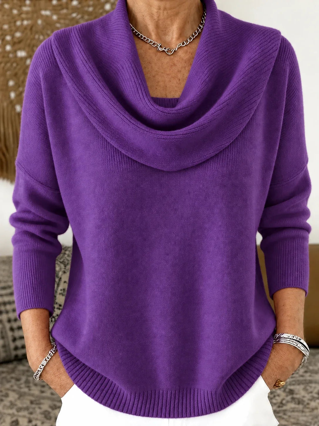 Vionne | Draped Neck Jumper