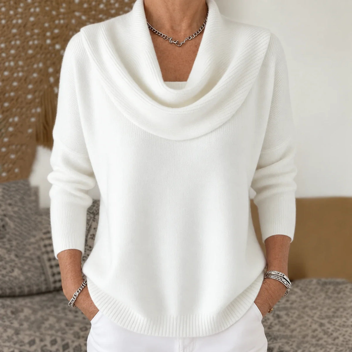 Vionne | Draped Neck Jumper