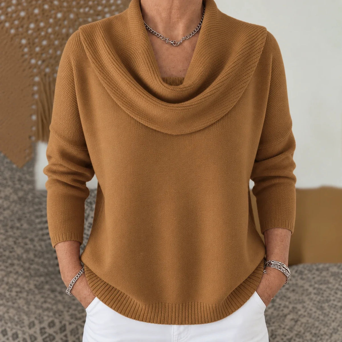 Vionne | Draped Neck Jumper