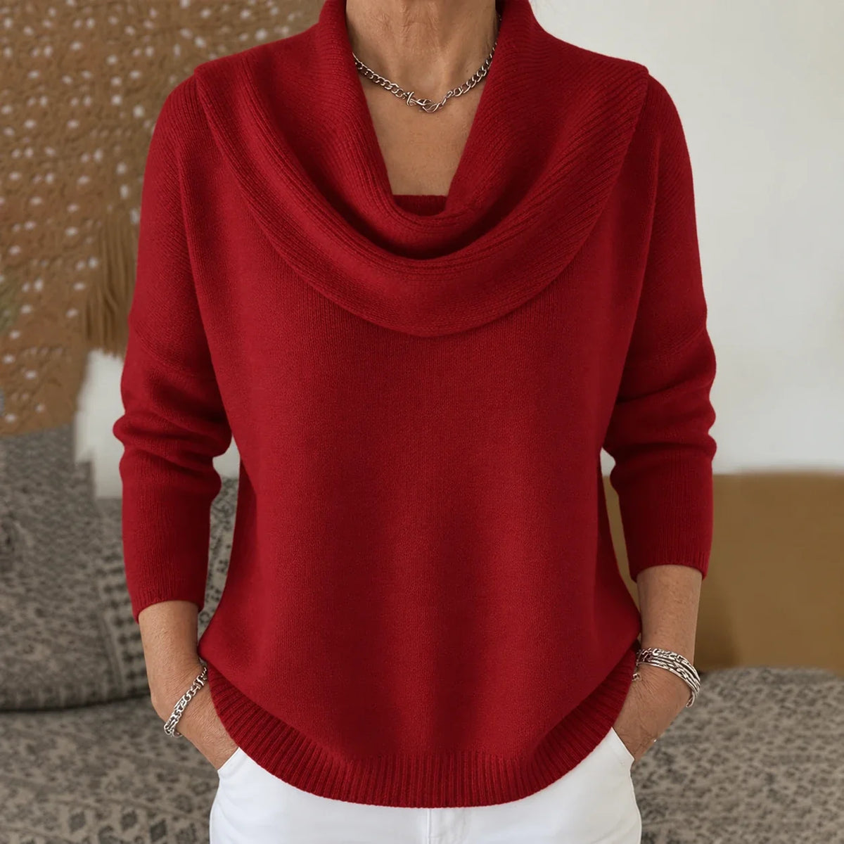 Vionne | Draped Neck Jumper