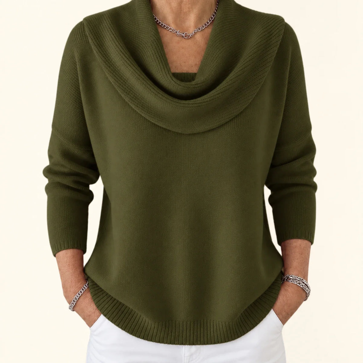 Vionne | Draped Neck Jumper