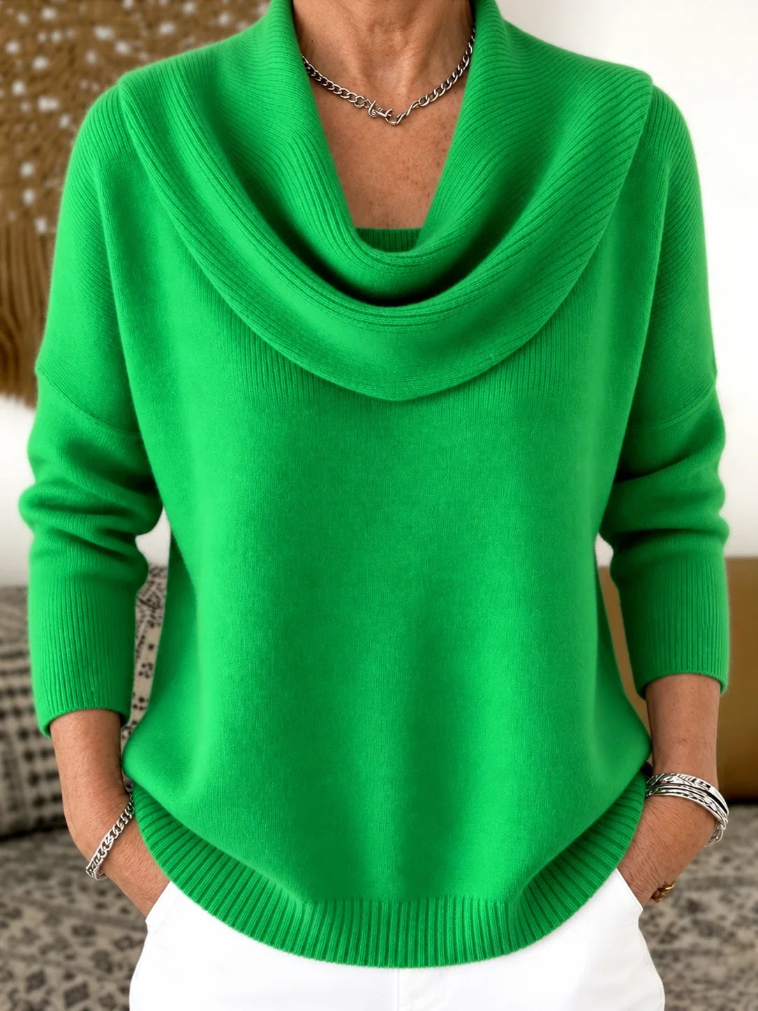 Vionne | Draped Neck Jumper