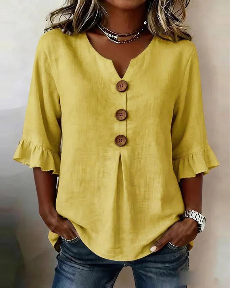 Sofia Solid Blouse
