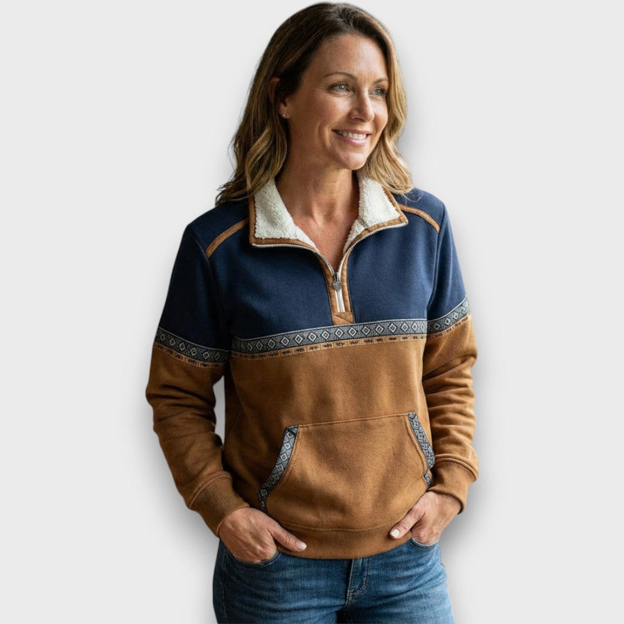 Rosi – Cosy Half-Zip Pullover