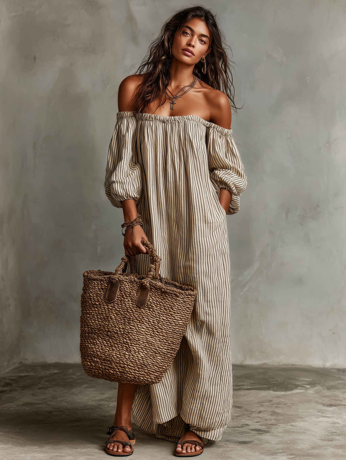 Carmen | Off-the-Shoulder Maxi Dress