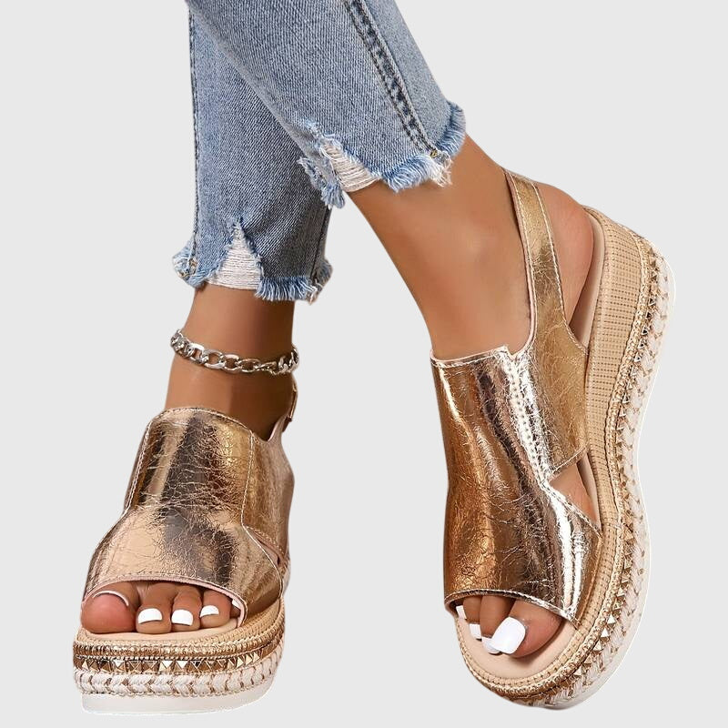 Veronica | Orthopedic Sandals (Gold)