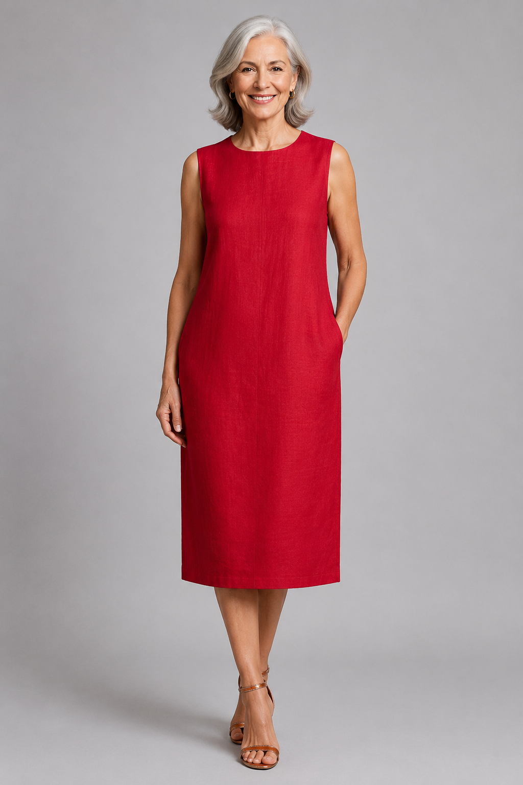 Maureen™ Midi Dress with pockets