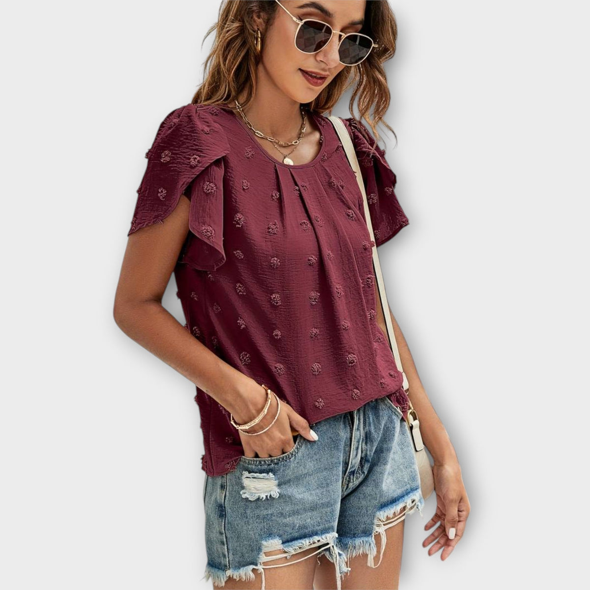 Clarine – The Perfect Polka Dot Blouse