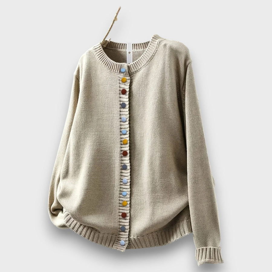 Liora – Cardigan with Button Details