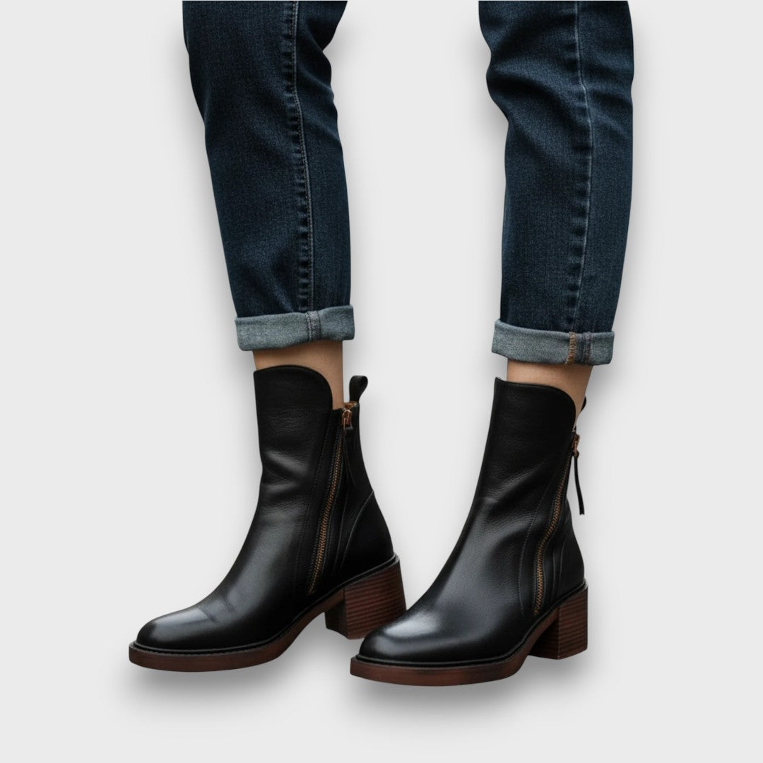 Aurelle – Classy zip ankle boots