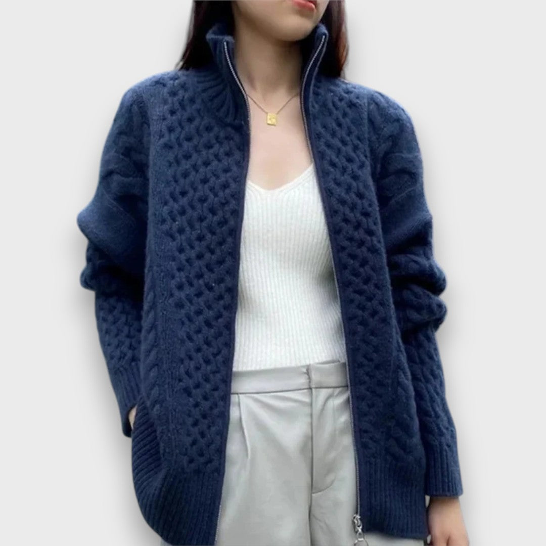 Calira – Zip-Up Cardigan
