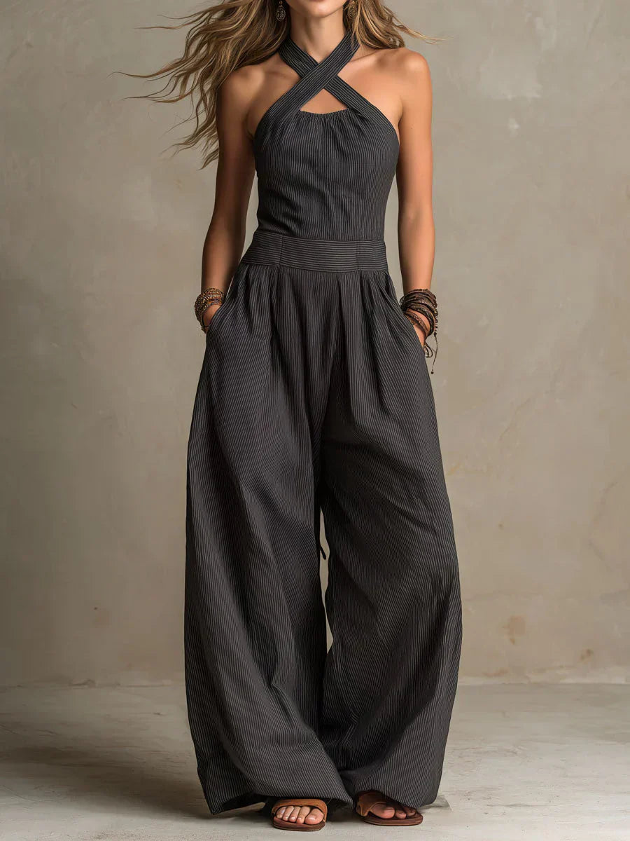 Bianca | Elegant Surplice Neck Jumpsuit