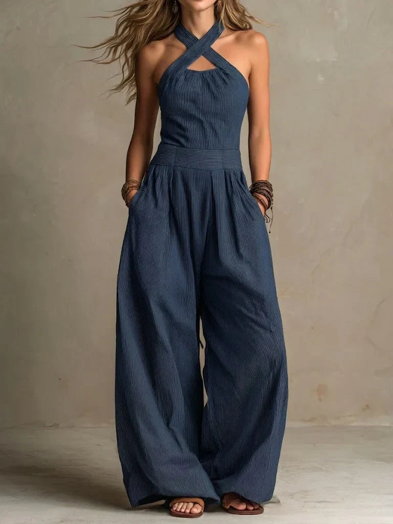 Bianca | Elegant Surplice Neck Jumpsuit