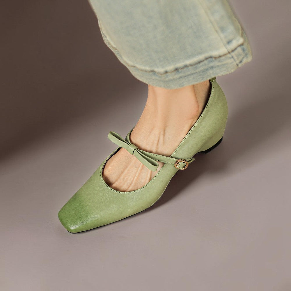 Norah | Bow-Strap Mary Jane Pump