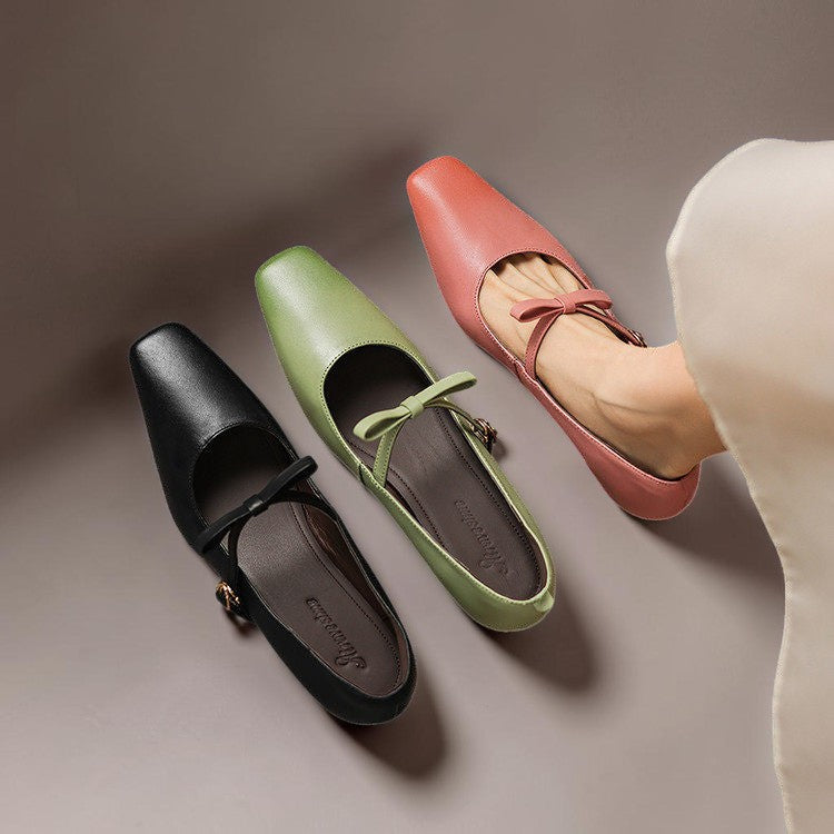 Norah | Bow-Strap Mary Jane Pump