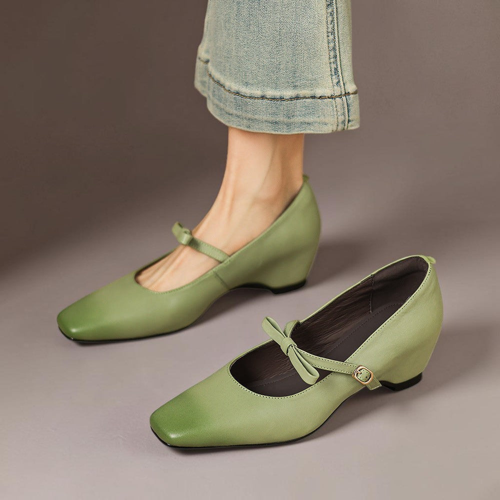 Norah | Bow-Strap Mary Jane Pump