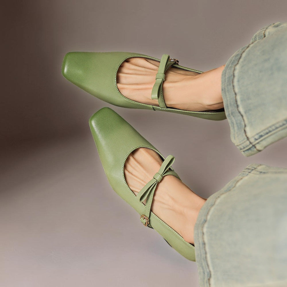 Norah | Bow-Strap Mary Jane Pump