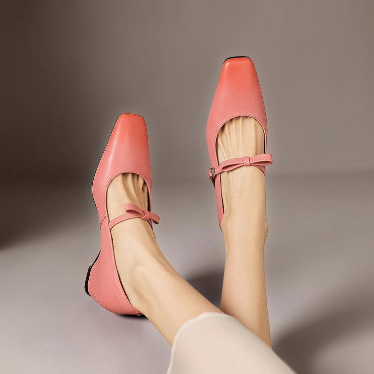 Norah | Bow-Strap Mary Jane Pump